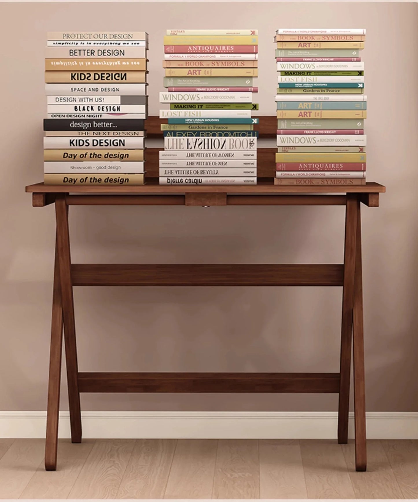 Solid Wood Foldable Desk - Monte Carol House Furniture and Interior Decoration