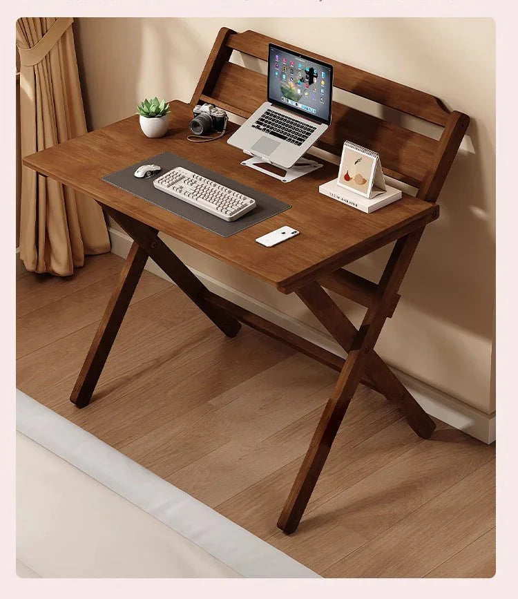 Solid Wood Foldable Desk - Monte Carol House Furniture and Interior Decoration