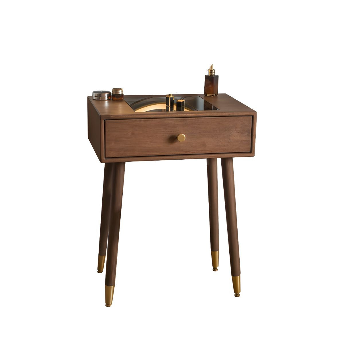 Dressing Table with Stool and LED Touch screen Light