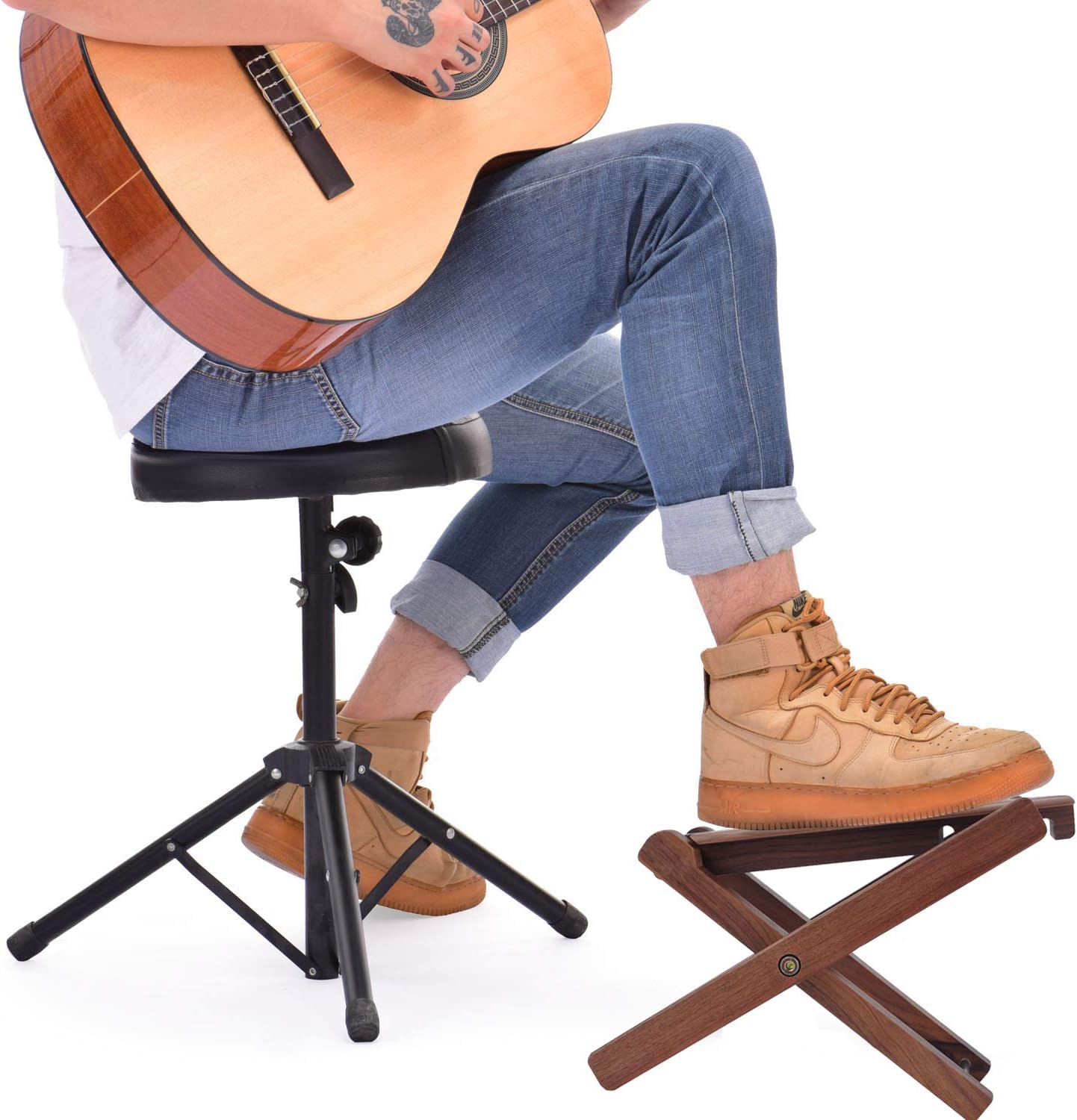 Adjustable Guitar Foot Rest and Stand