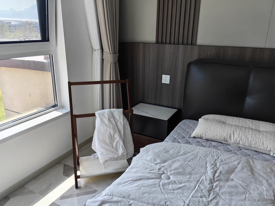 Solid Wood Clothes Rack