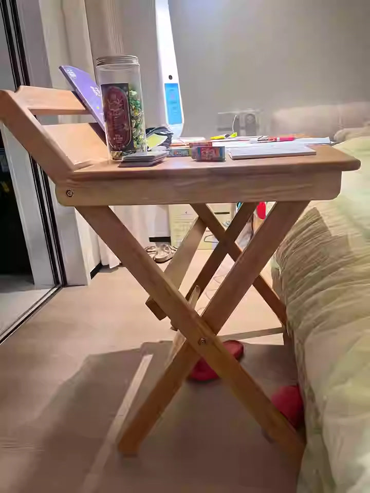 Solid Wood Foldable Desk