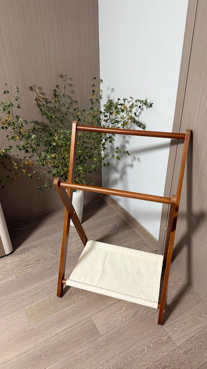 Solid Wood Clothes Rack