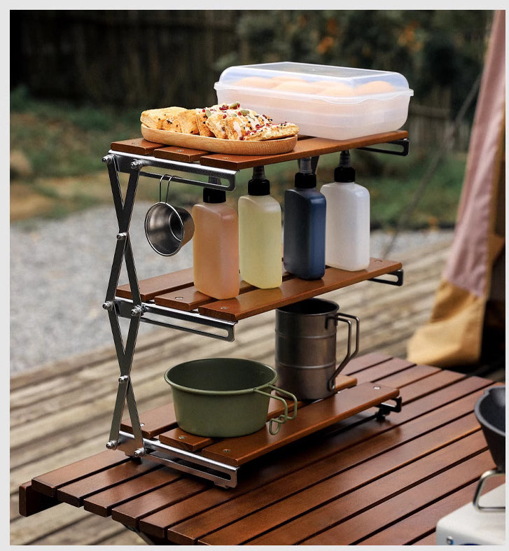 Portable Folding Storage Rack - Monte Carol House Furniture and Interior Decoration