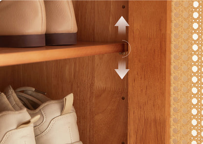 Rattan Shoe Cabinet