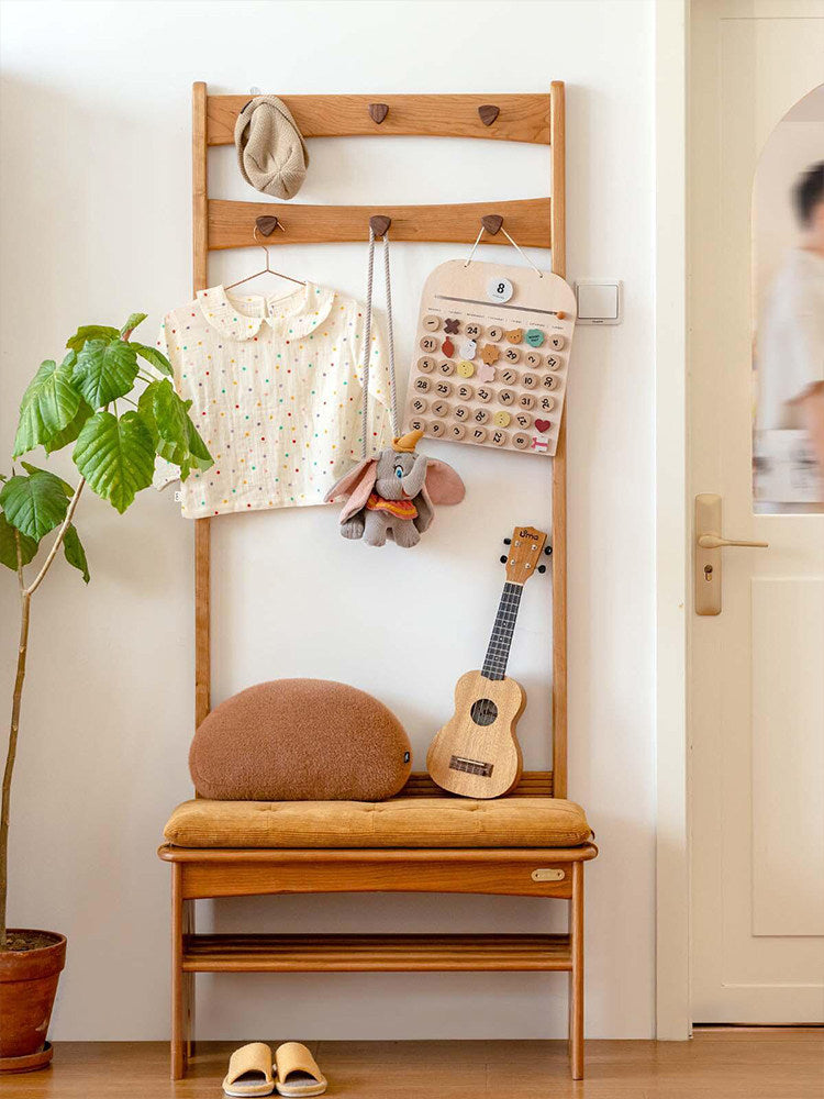 Shoes Stool and Clothes Hanger