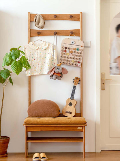 Shoes Stool and Clothes Hanger