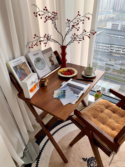 Solid Wood Foldable Desk