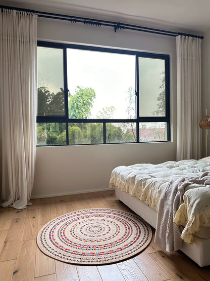 High Quality Ethnic Style Round Carpet