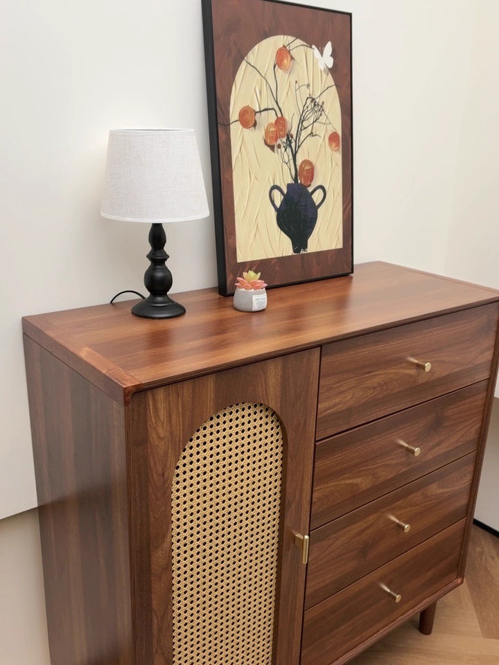 Rattan Chest Of Drawer