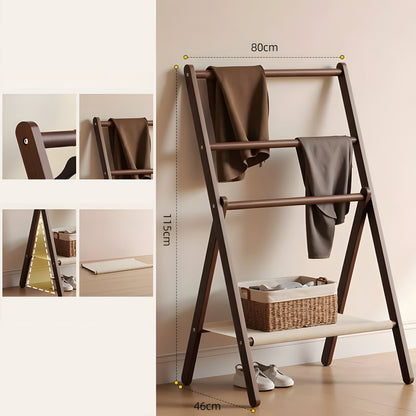 Solid Wood Clothes Rack