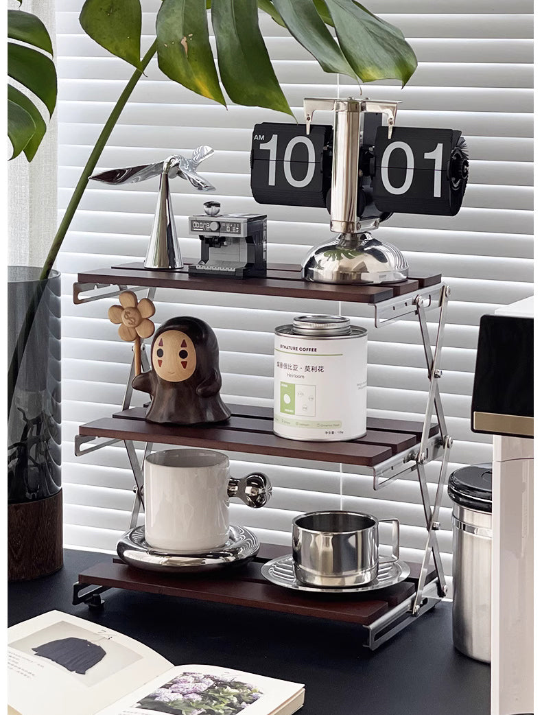 Portable Folding Storage Rack - Monte Carol House Furniture and Interior Decoration