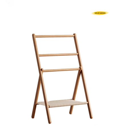 Solid Wood Clothes Rack