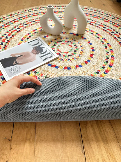 High Quality Ethnic Style Round Carpet