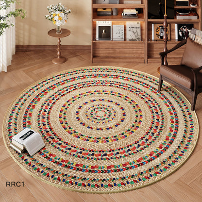 High Quality Ethnic Style Round Carpet