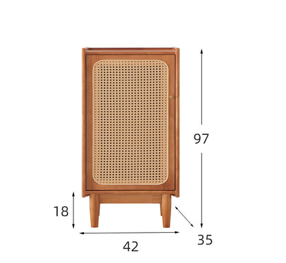 Rattan Shoe Cabinet