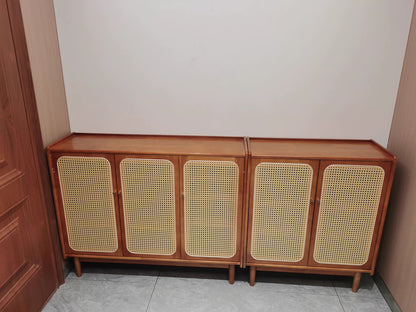 Rattan Shoe Cabinet