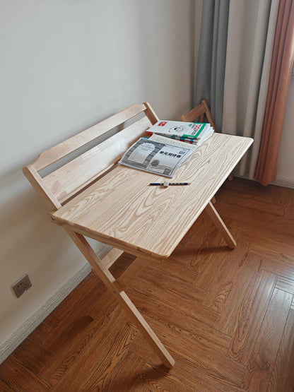 Solid Wood Foldable Desk