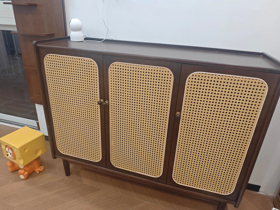 Rattan Shoe Cabinet