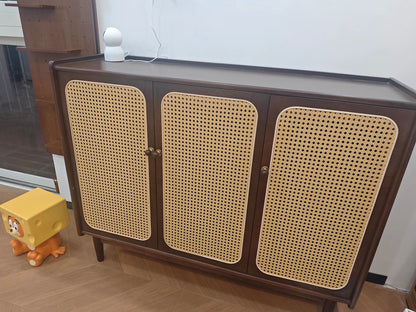 Rattan Shoe Cabinet