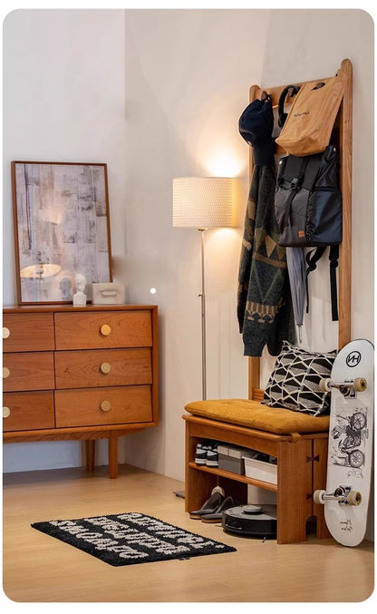 Shoes Stool and Clothes Hanger