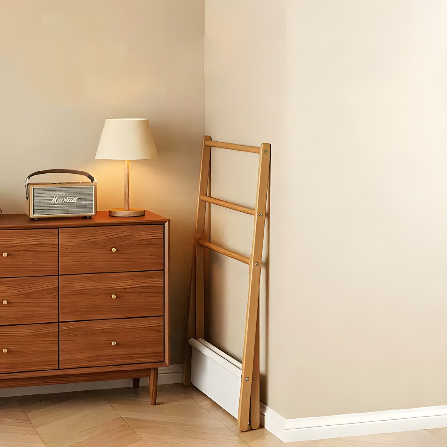 Solid Wood Clothes Rack