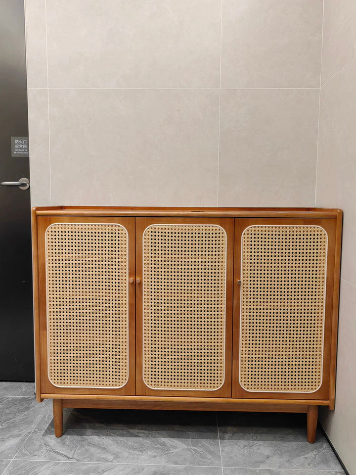 Rattan Shoe Cabinet
