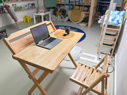 Solid Wood Foldable Desk