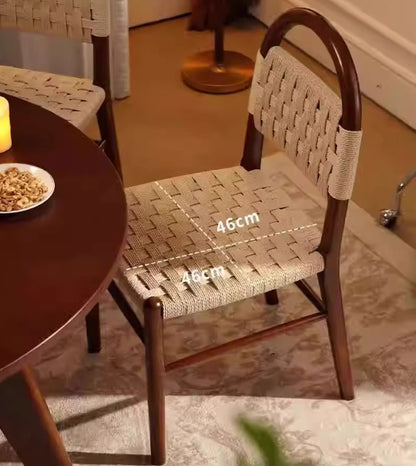 北欧風アームレスダイニングチェア