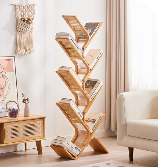 Tree Shape Bamboo Bookshelf