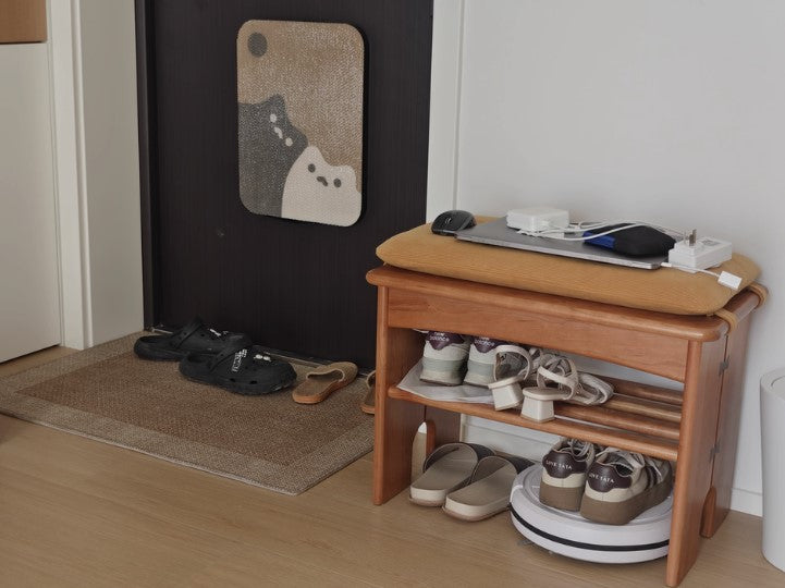 Shoes Stool and Clothes Hanger