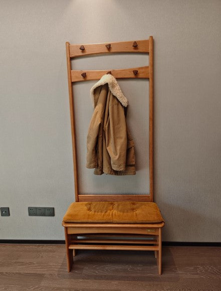 Shoes Stool and Clothes Hanger