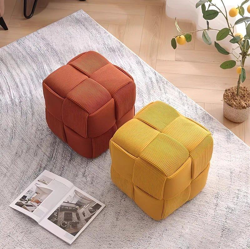 Cube Ottoman - Monte Carol House Furniture and Interior Decoration