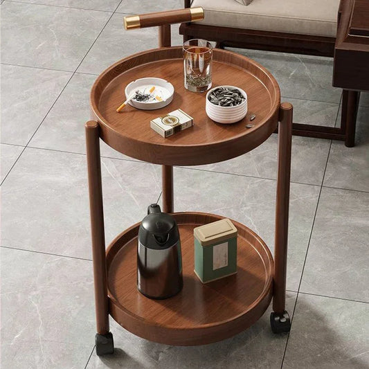 Double-layer Trolley Serving Side Table - Monte Carol House Furniture and Interior Decoration