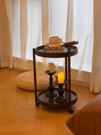 Double-layer Trolley Serving Side Table - Monte Carol House Furniture and Interior Decoration