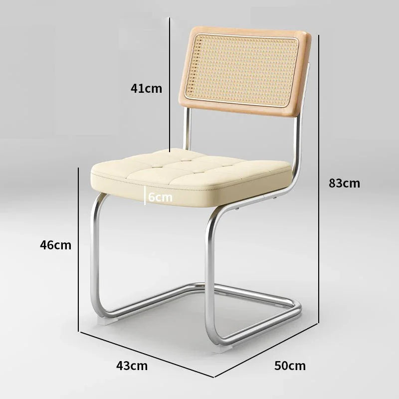 Nordic Armless Dining Chair - Monte Carol House Furniture and Interior Decoration
