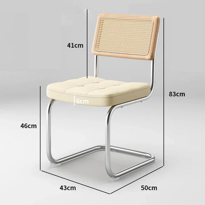 Nordic Armless Dining Chair - Monte Carol House Furniture and Interior Decoration