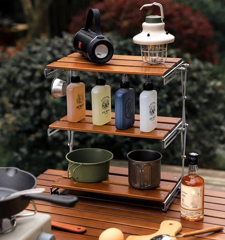 Portable Folding Storage Rack - Monte Carol House Furniture and Interior Decoration