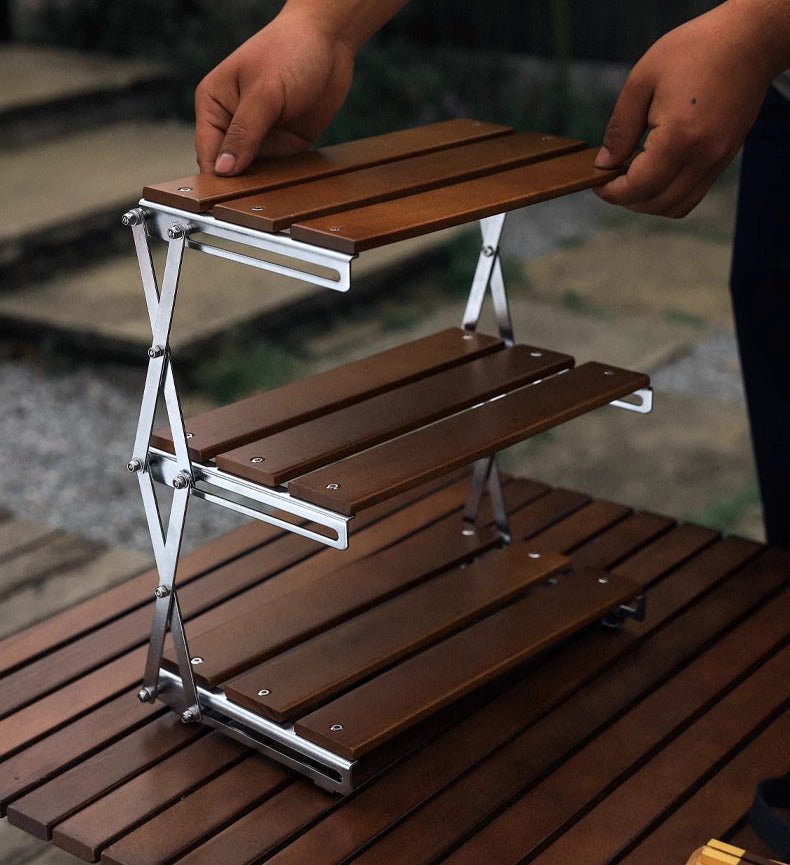 Portable Folding Storage Rack - Monte Carol House Furniture and Interior Decoration