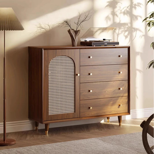 Rattan Sideboard Storage Cabinet - Monte Carol House Furniture and Interior Decoration