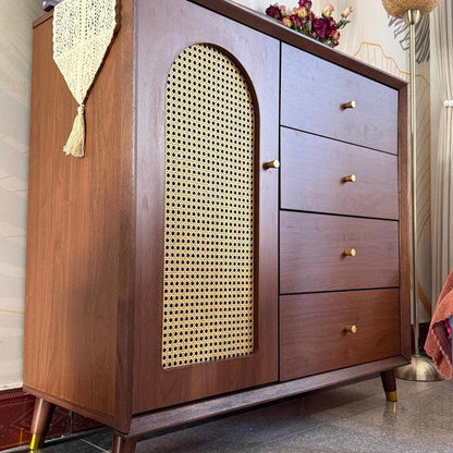 Rattan Sideboard Storage Cabinet - Monte Carol House Furniture and Interior Decoration