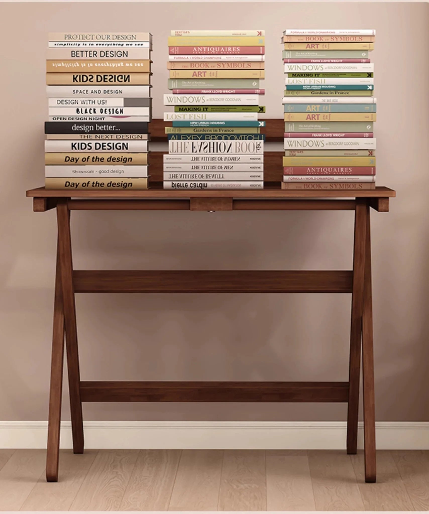 Solid Wood Foldable Desk - Monte Carol House Furniture and Interior Decoration
