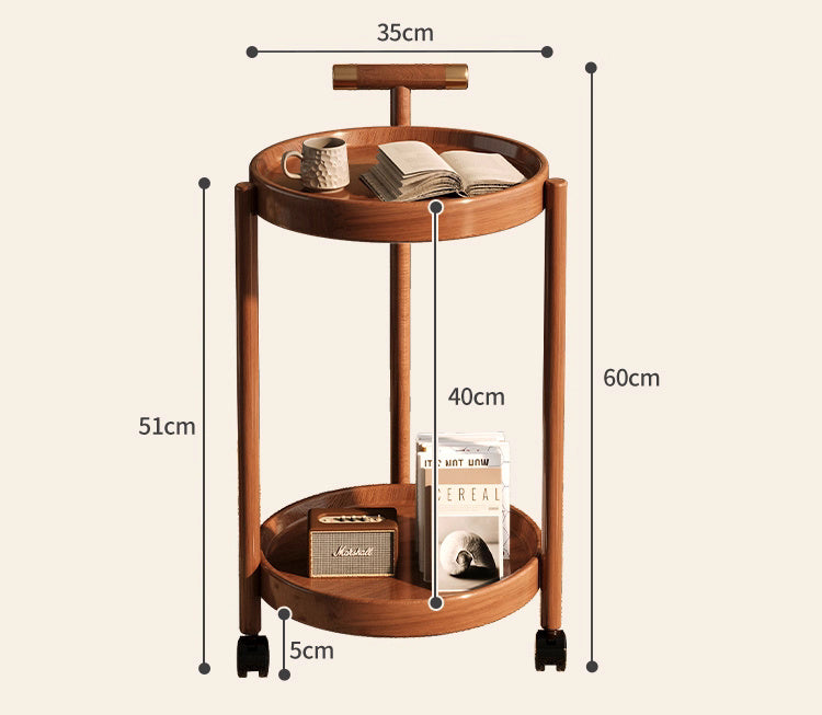 Double-layer Trolley Serving Side Table