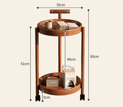 Double-layer Trolley Serving Side Table