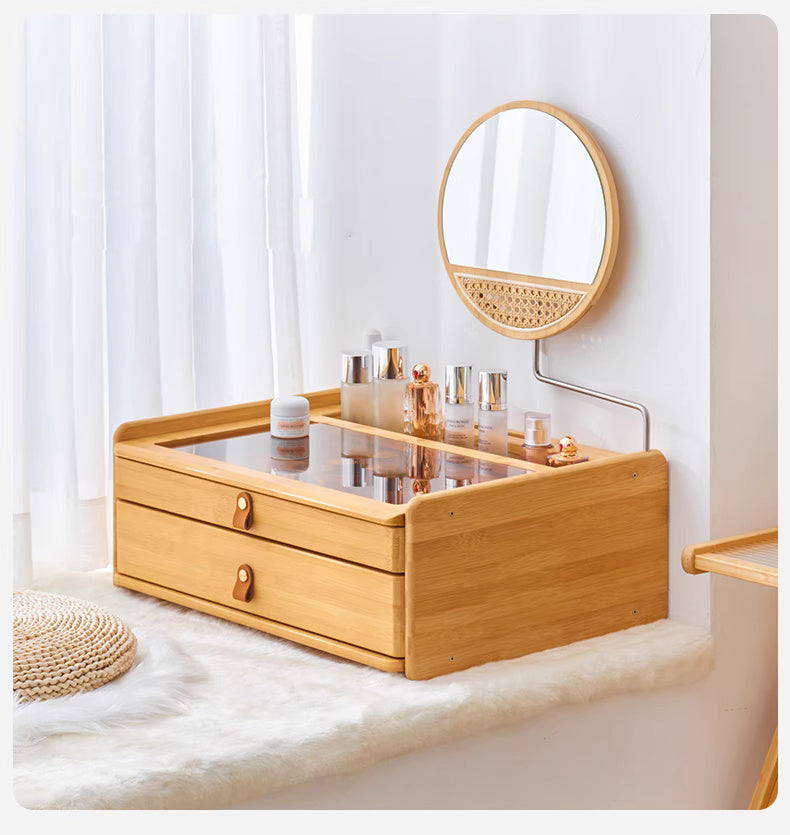 Vanity Dressing Table Set with Adjustable Mirror