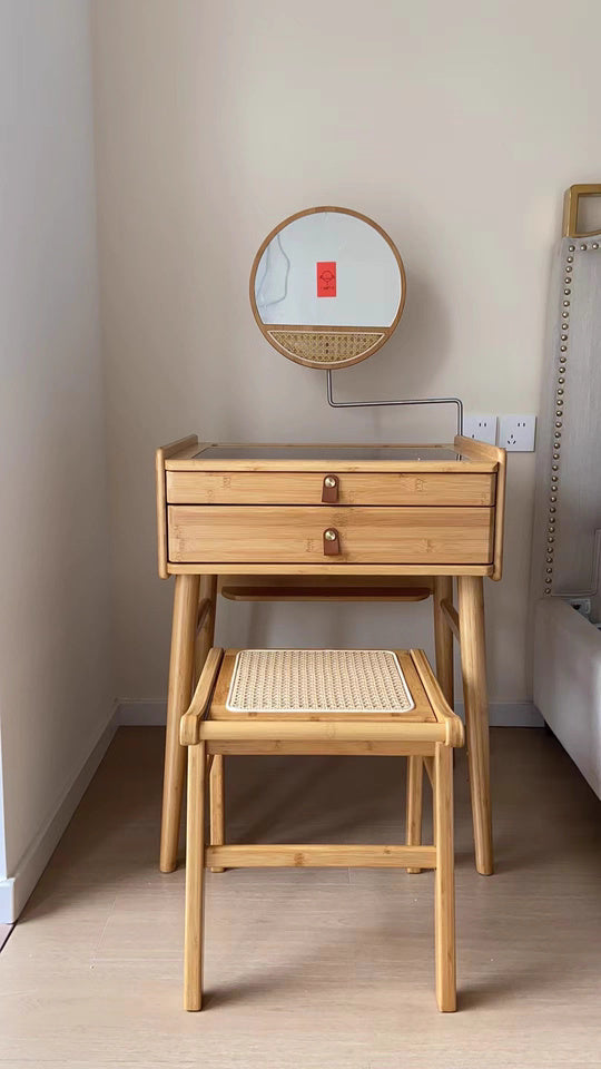 Vanity Dressing Table Set with Adjustable Mirror