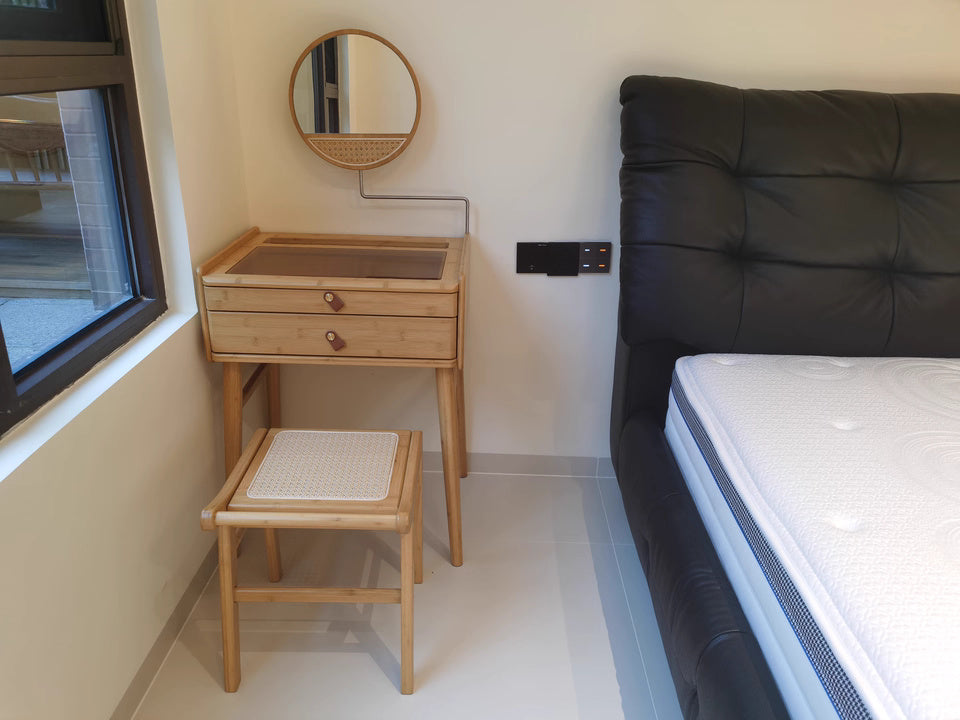 Vanity Dressing Table Set with Adjustable Mirror