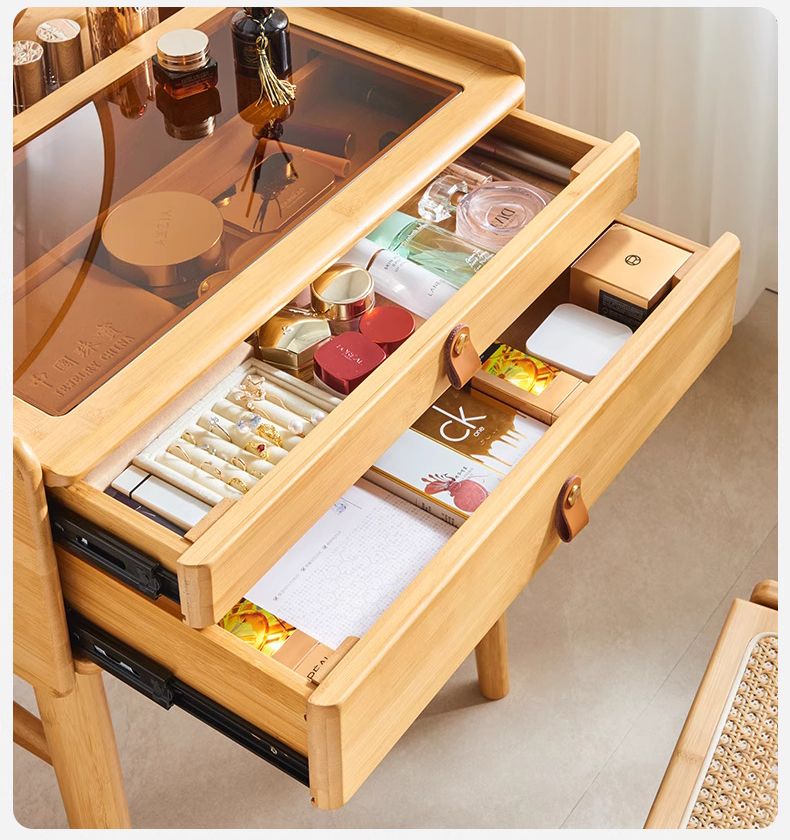 Vanity Dressing Table Set with Adjustable Mirror